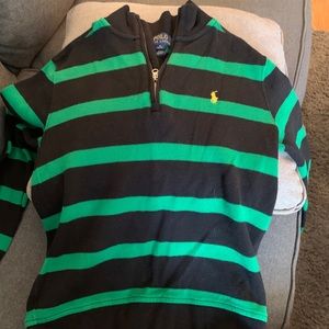 Boys 1/2 zip polo sweater size 10/12